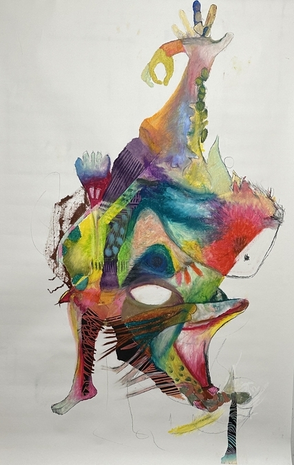 Weird animal series, “Wholeness in Fusion: Merging Fragmented Worlds”.